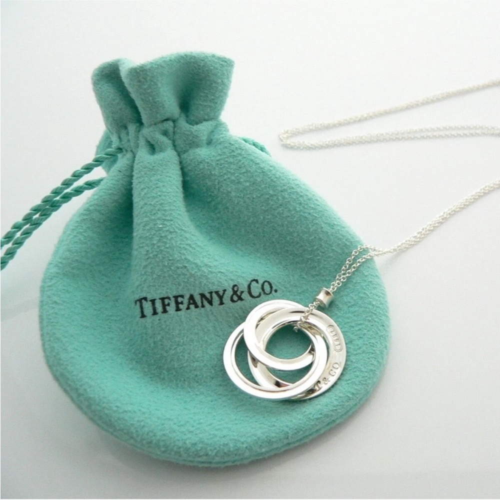 Tiffany & Co. 1837 Interlocking Circles / Rings Pendant - 925 Sterling
